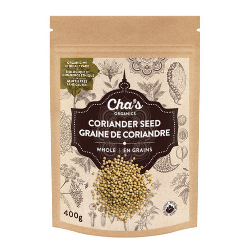Coriander Seed Whole 400 Grams by Chas Organics