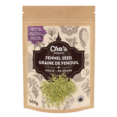 Fennel Seed Whole 500 Grams by Chas Organics