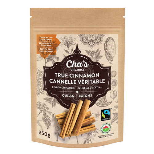 True Cinnamon Quills 350 Grams by Chas Organics