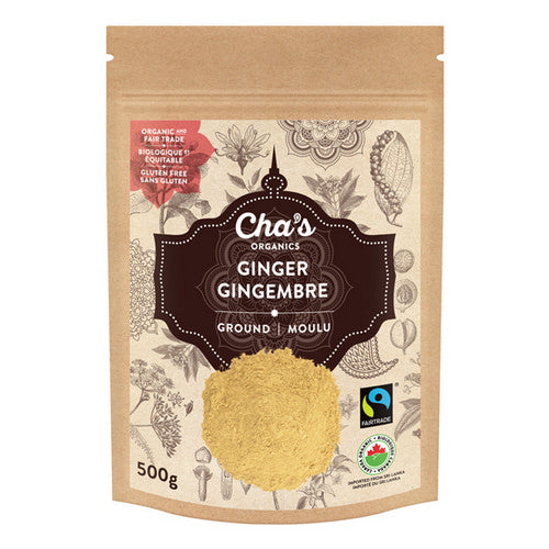 Ginger Ground 500 Grams by Chas Organics