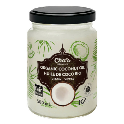 Virgin Coconut Oil 500 Ml by Chas Organics