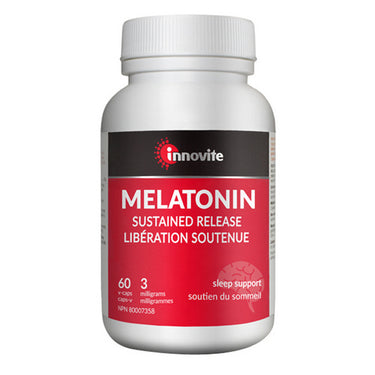 Innovite, Melatonin Sustained Release, 3mg, 60 VegCaps