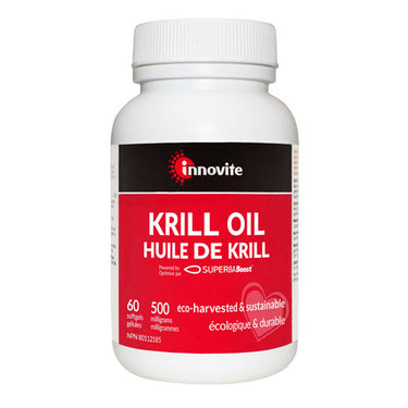 Innovite, Krill Oil Omega-3, 500mg, 60 Softgels