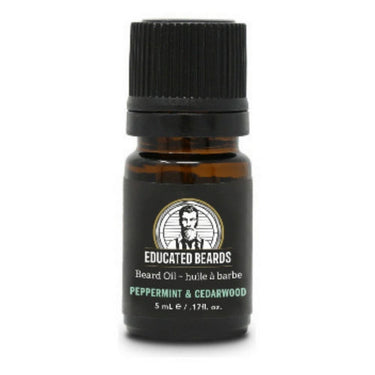 Educated Beards, Beard Oil Peppermint Cedarwood, 5 Ml