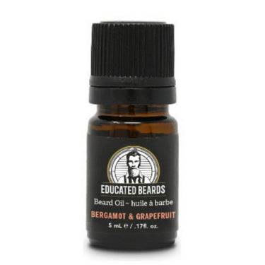 Educated Beards, Beard Oil Bergamot Grapefruit, 5 Ml