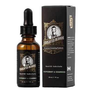 Educated Beards, Beard Oil Peppermint Cedarwood, 30 Ml