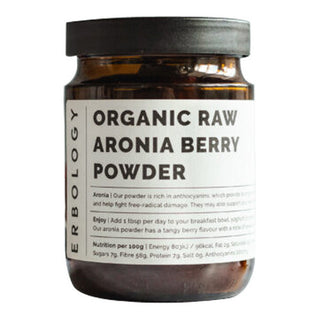 Organic Aronia Powder 125 Grams by Erbology