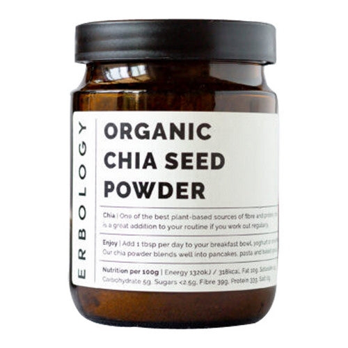 Organic Chia Seed Powder 125 Grams by Erbology