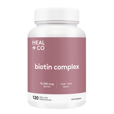 Biotin Complex 120 VegCaps by Heal + Co.