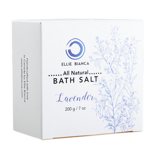 Lavender Bath Salt 200 Grams by Ellie Bianca