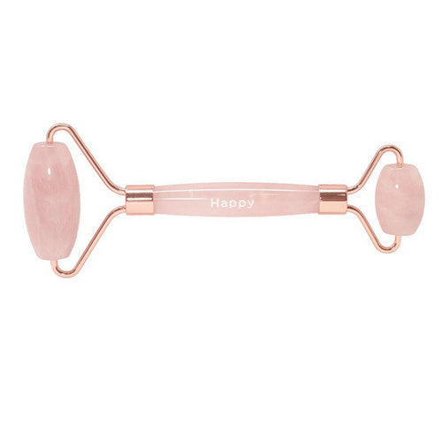 Facial Roller Rose Quartz 1 Count by Happy Natural Products