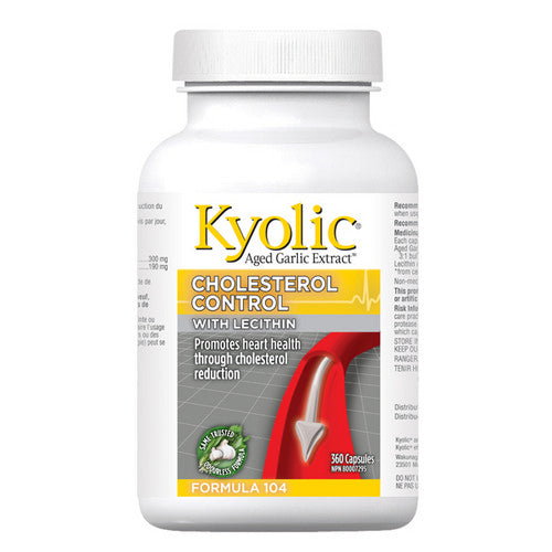 Formula 104 Cholesterol Control Aged with Lecithin 360 Caps by Kyolic