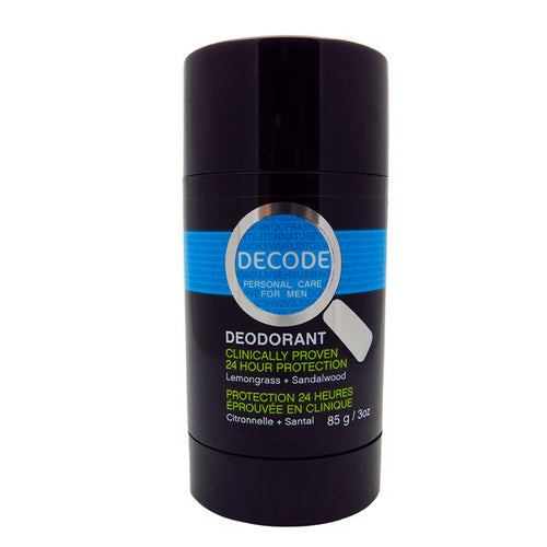 Lemongrass + Sandalwood Deodorant Stick 85 Grams by Decode