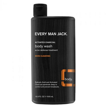 Charcoal Body Wash Skin Clearing 500 Ml by Every Man Jack