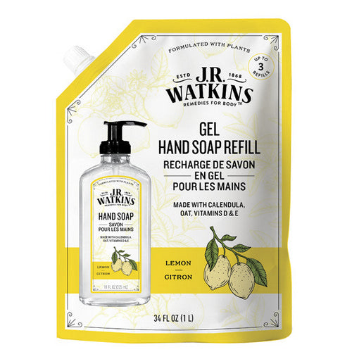 Lemon Hand Soap Refill 1 Litre by J.R. Watkins