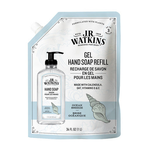 Ocean Breeze Hand Soap Refill 1 Litre by J.R. Watkins