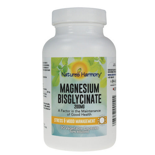 Magnesium Bisglycinate 90 Caps by Natures Harmony