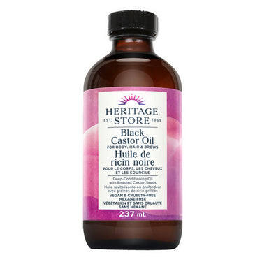 Black Castor Oil 237 Ml by Heritage Store