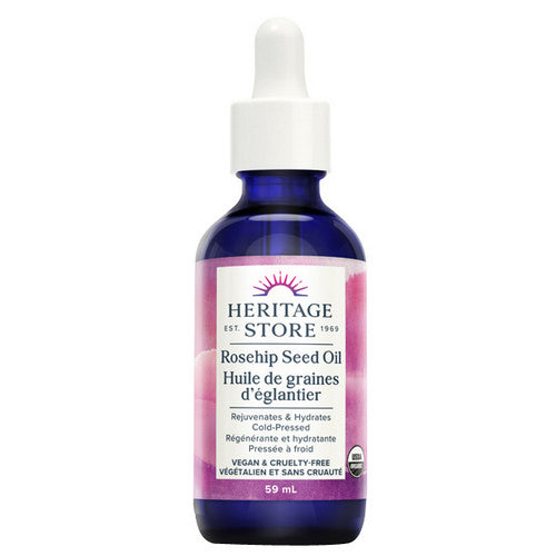 Rosehip Organic Seed Oil 59 Ml by Heritage Store