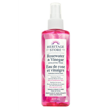 Rosewater Vinegar Toner 237 Ml by Heritage Store