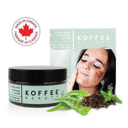 Aloe Green Tea Coffee Scrub 115 Grams by Koffee Beauty