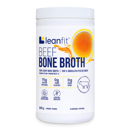 Bone Broth Beef Powder 285 Grams by LeanFit