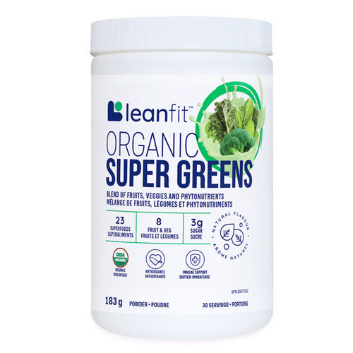 Organic Super Greens 171 Grams by LeanFit
