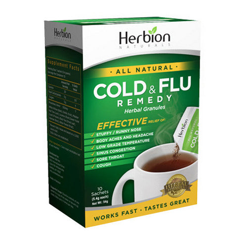 Herbion Cold & Flu Remedy 10 Count by Herbion