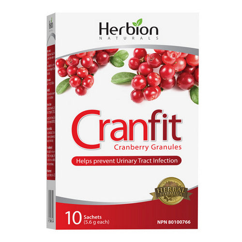 Cranfit Cranberry Granules 10 Count by Herbion