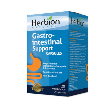 Herbion, Gastro-Intestinal Support, 20 VegCaps