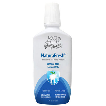 NaturaFresh Mouthwash Frosty Mint 473 Ml by Green Beaver Co.