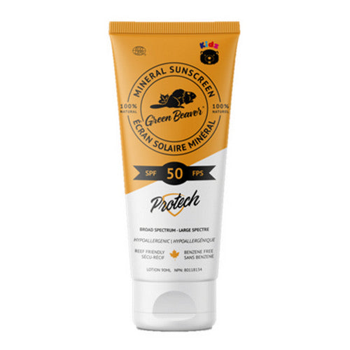 SPF50 Kid sunscreen lotion 90 Ml by Green Beaver Co.