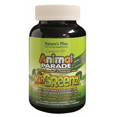 Natures Plus, Animal Parade KidGreenz Trop, 90 Count