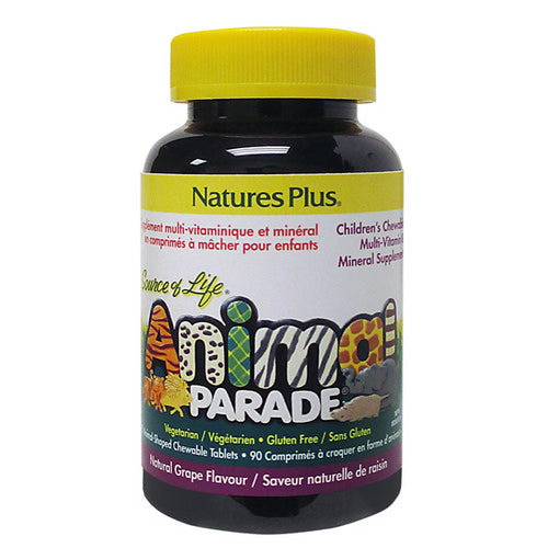 Animal Parade Child Multivitamin Grape 90 Count by Natures Plus