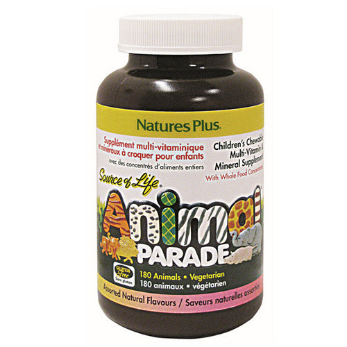Animal Parade Child Multivitamin Asst 180 Count by Natures Plus
