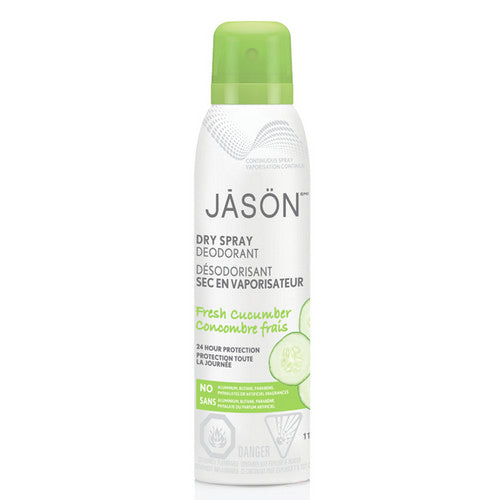 Dry Spray Deod Fresh Cucumber 113 Ml by Jason Natural Products