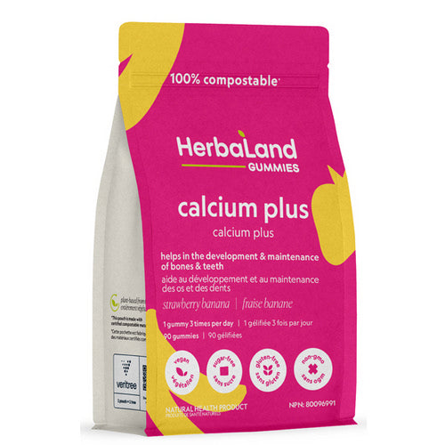 Calcium Plus 90 Gummies by Herbaland