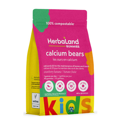 Kid's Calcium Bears 90 Gummies by Herbaland
