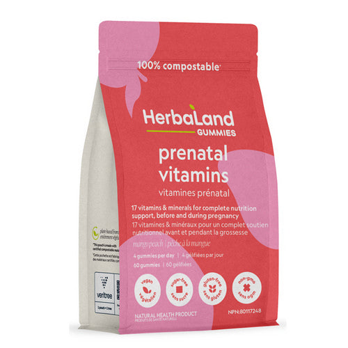 Prenatal Vitamins 60 Gummies by Herbaland