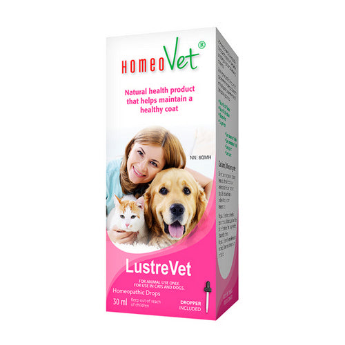 LustreVet 30 Ml by HomeoVet Homeopathic Drops