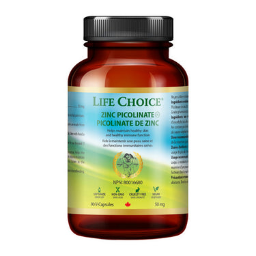 Zinc Picolinate 90 VegCaps by Life Choice