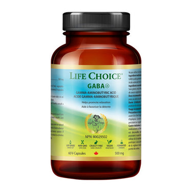 Life Choice, Gaba, 500mg, 60 VegCaps