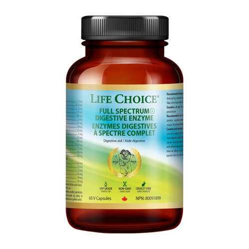 Full Spectrum Digestive Enzyme 60 VegCaps by Life Choice