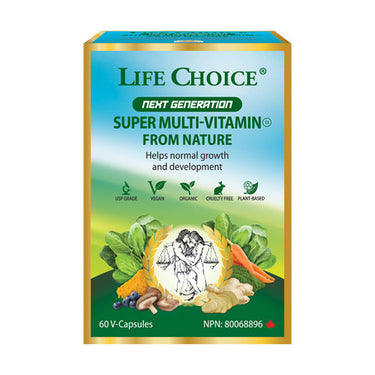 Super Multi Vitamin From Nature 60 VegCaps by Life Choice