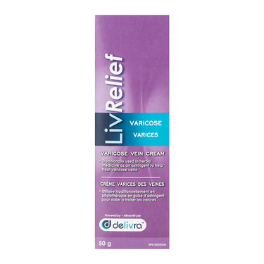 LivRelief Varicose Vein Cream 50 Grams by LivRelief