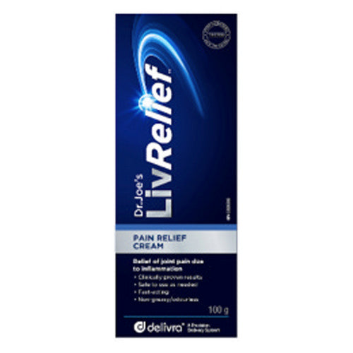 LivRelief Pain Relief Cream 100 Grams by LivRelief
