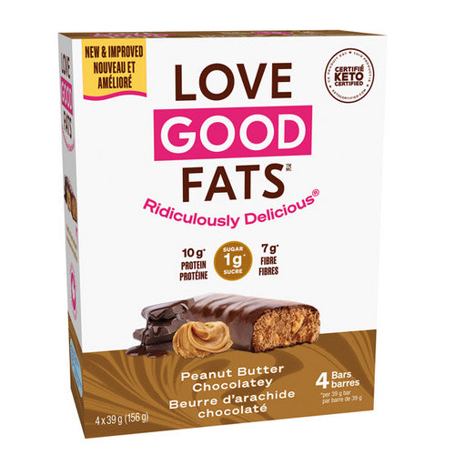 Peanut Butter Chocolatey 4 Count by Love Good Fats