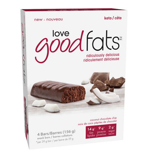Coconut Chocolate Chip 4 Count by Love Good Fats