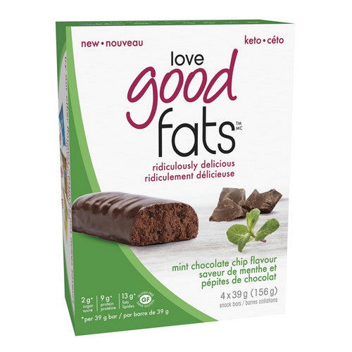 Mint Chocolate Chip 4 Count by Love Good Fats