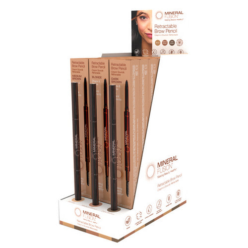 Retractable Brow Pencil Caddy 1 Count by Mineral Fusion Natural Brands